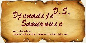 Đenadije Samurović vizit kartica